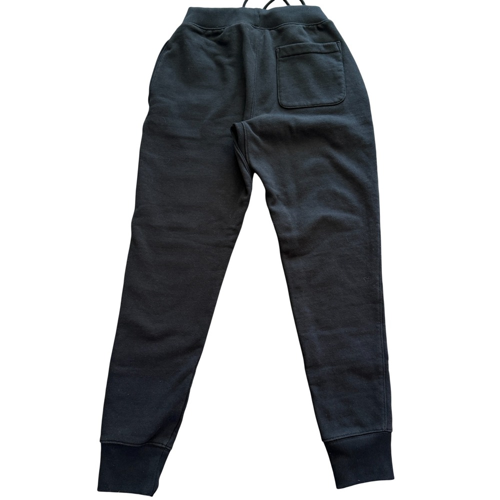 Champion Reverse Weave Black Joggers Multi Color Logo Sweatpants Size Small - Picture 7 of 8